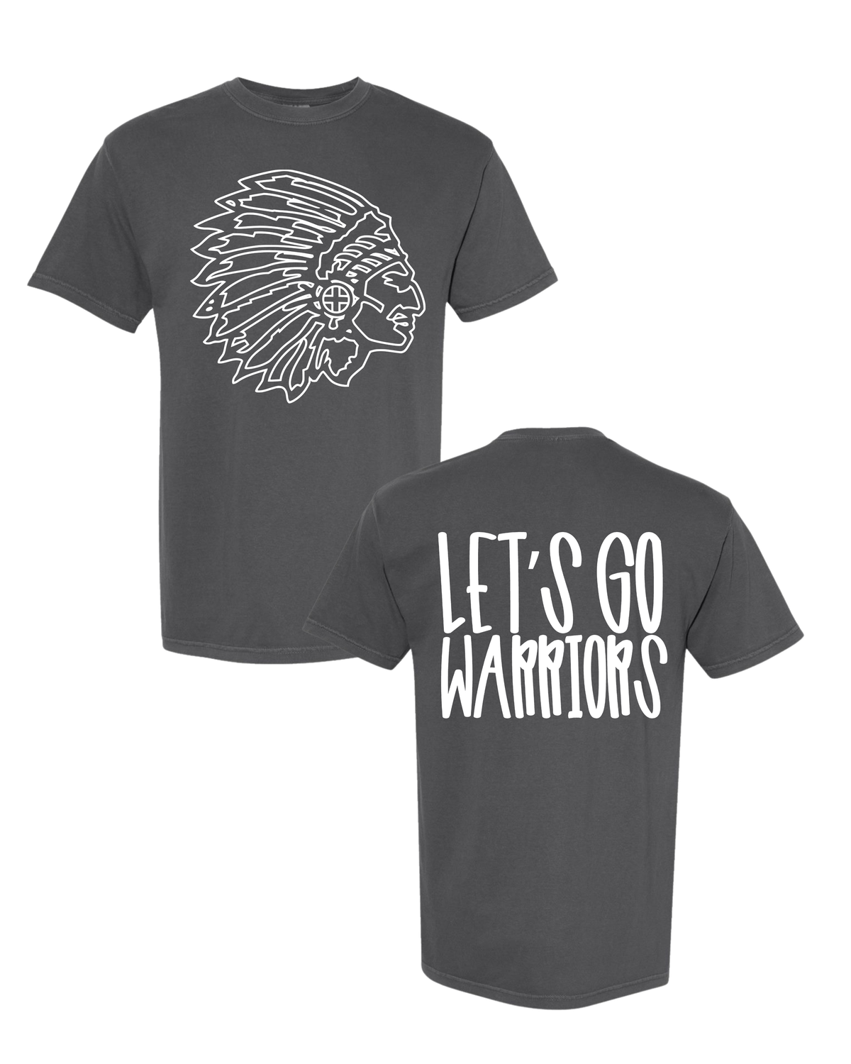 WGS Warriors Large Front Spirit Back