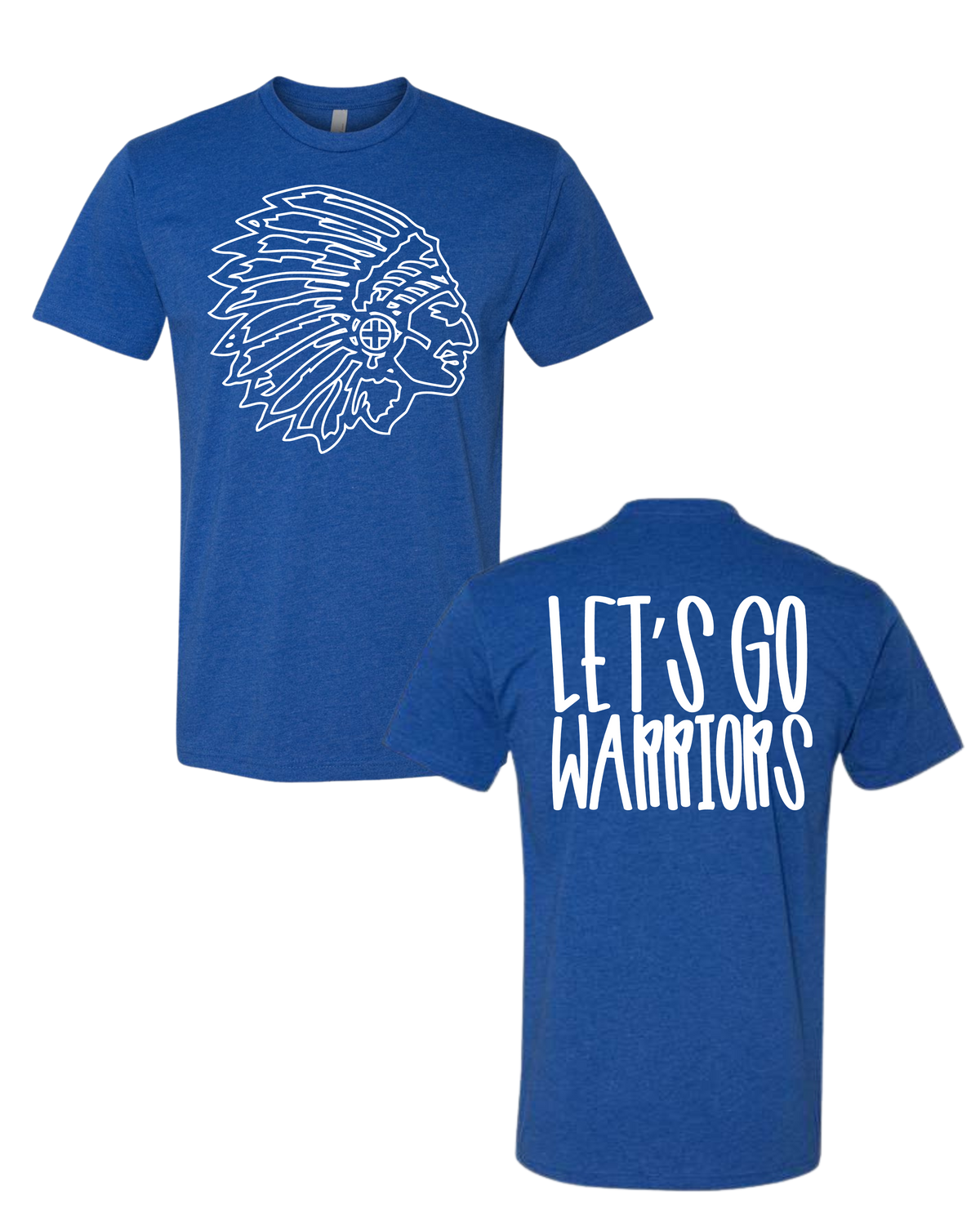 WGS Warriors Large Front Spirit Back